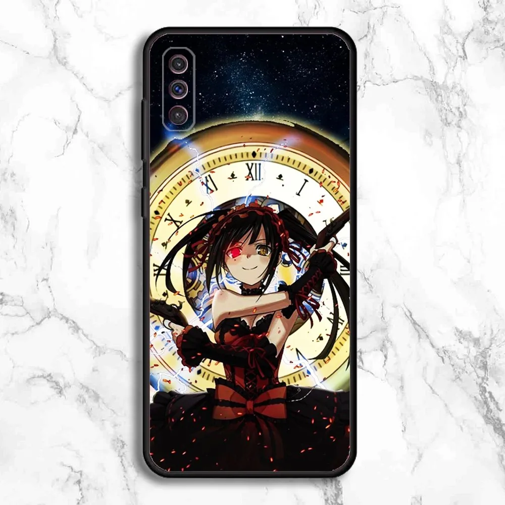 Kurumi Tokisaki D-Date A L-Live Phone Case For Samsung Galaxy A13,A21s,A22,A31,A32,A52,A53,A71,A80,A91 Soft Black Phone Cover