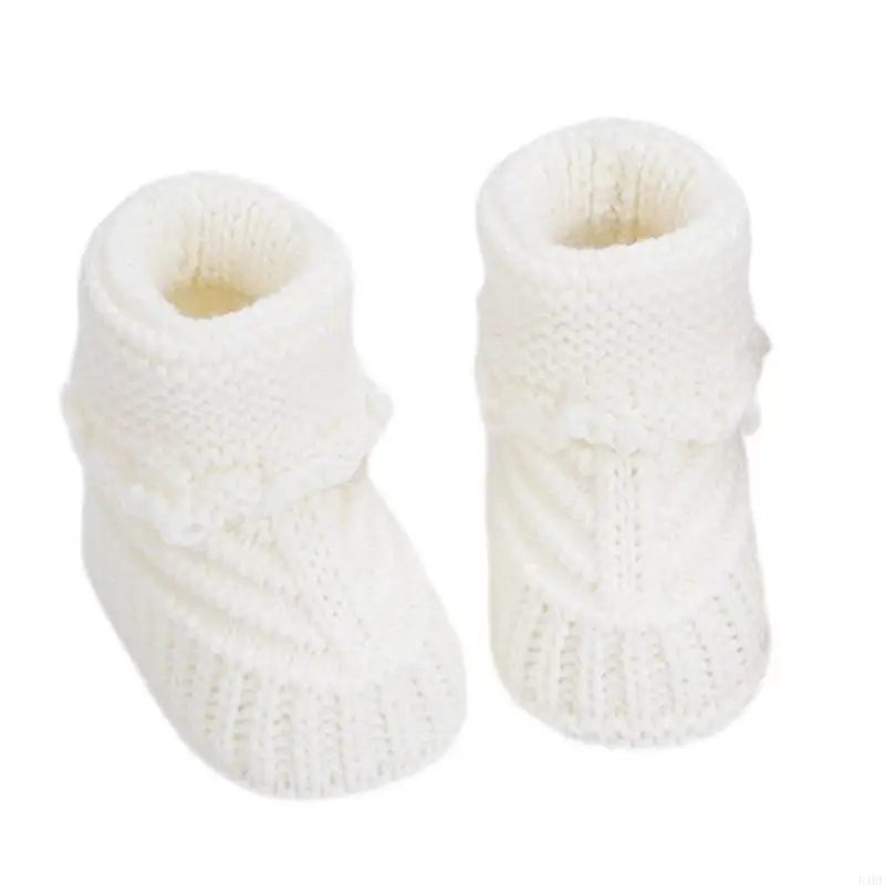 

54DF Upgrades newborns Soft Booties Elegant Designs Baby Booties for Baby Boy & Girls