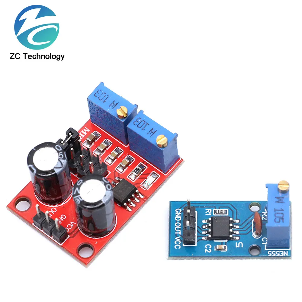 1 pz frequenza impulsi NE555, modulo regolabile per ciclo di lavoro, generatore di segnali ad onda quadrata/rettangolare, driver del motore