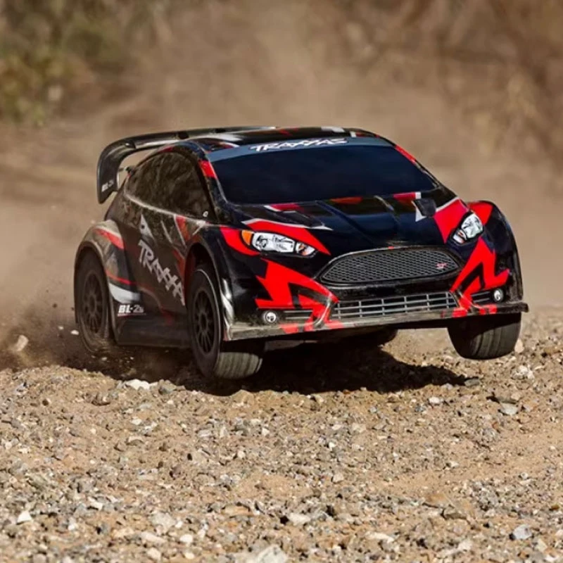 Traxxs BL-2s fiesta st rally 74154-4 1/10 4wd rc carro simulação de controle remoto elétrico sem escova modelo de veículo de rally de alta velocidade