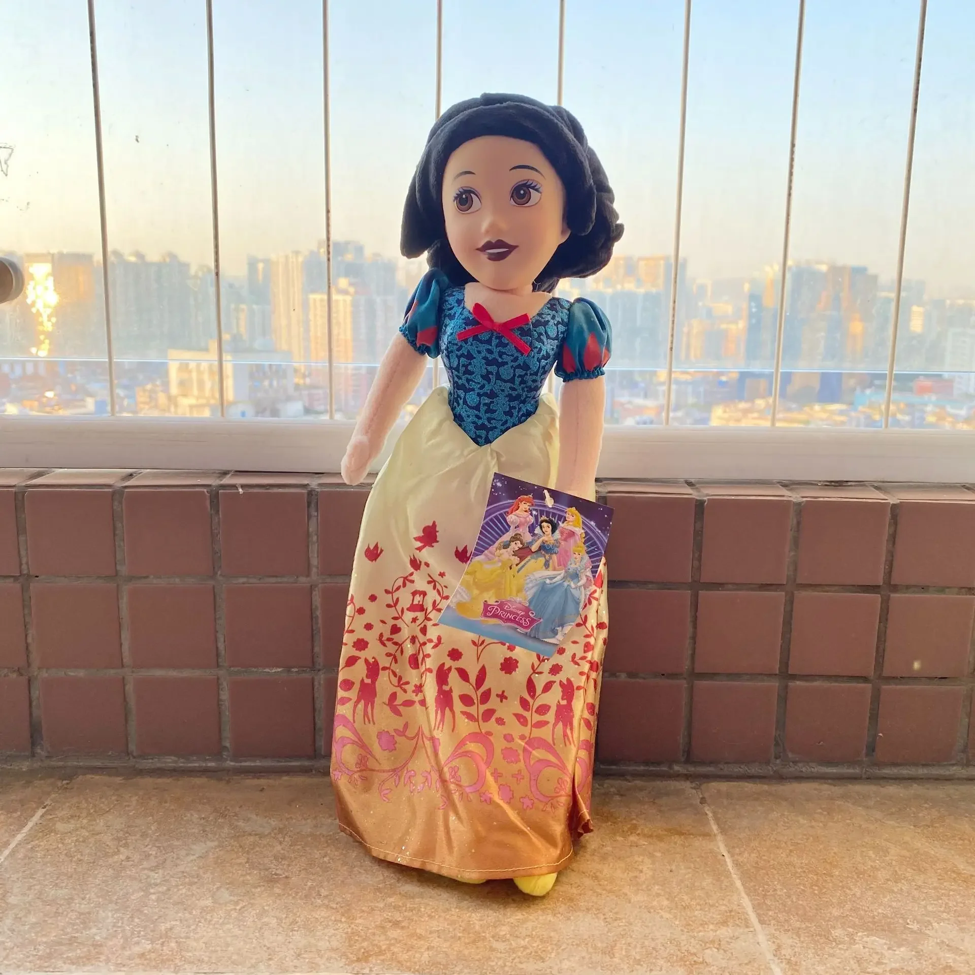 Kawaii Disney Princess Series Plush Toys Doll Snow White Cinderella Doll Girl Birthday Party Room Decoration Doll Gift for Kids