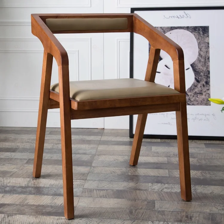 Loft American wrought iron cafe dining chair, casual back chair restaurant seat outdoor wrought iron