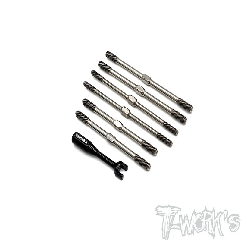 

Original T works TB-230 64 Titanium Turnbuckle Set ( For HB Racing E8T ) sssional Rc part