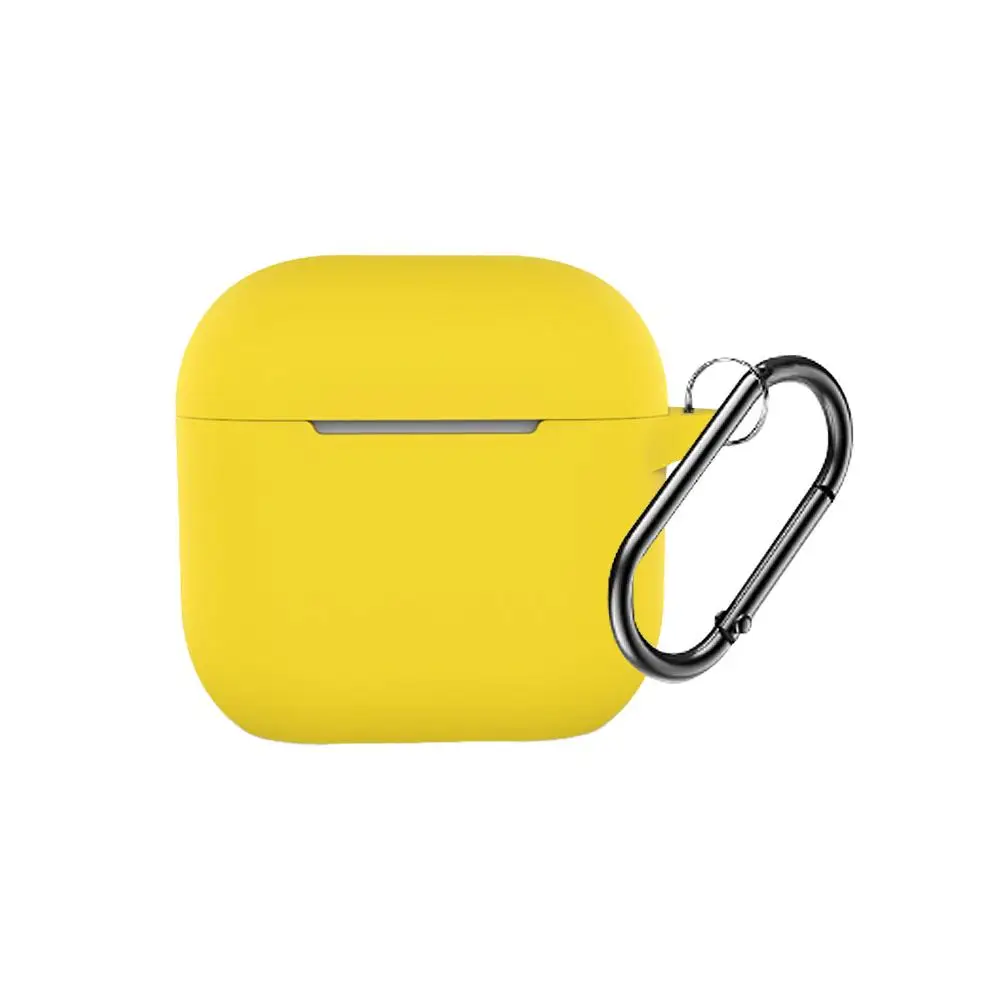 Soft Silicone Case For Apple Airpods4 Cases Wireless Bluetooth Headphones Protective Cover Box With Hook For Airpods 3rd Gen