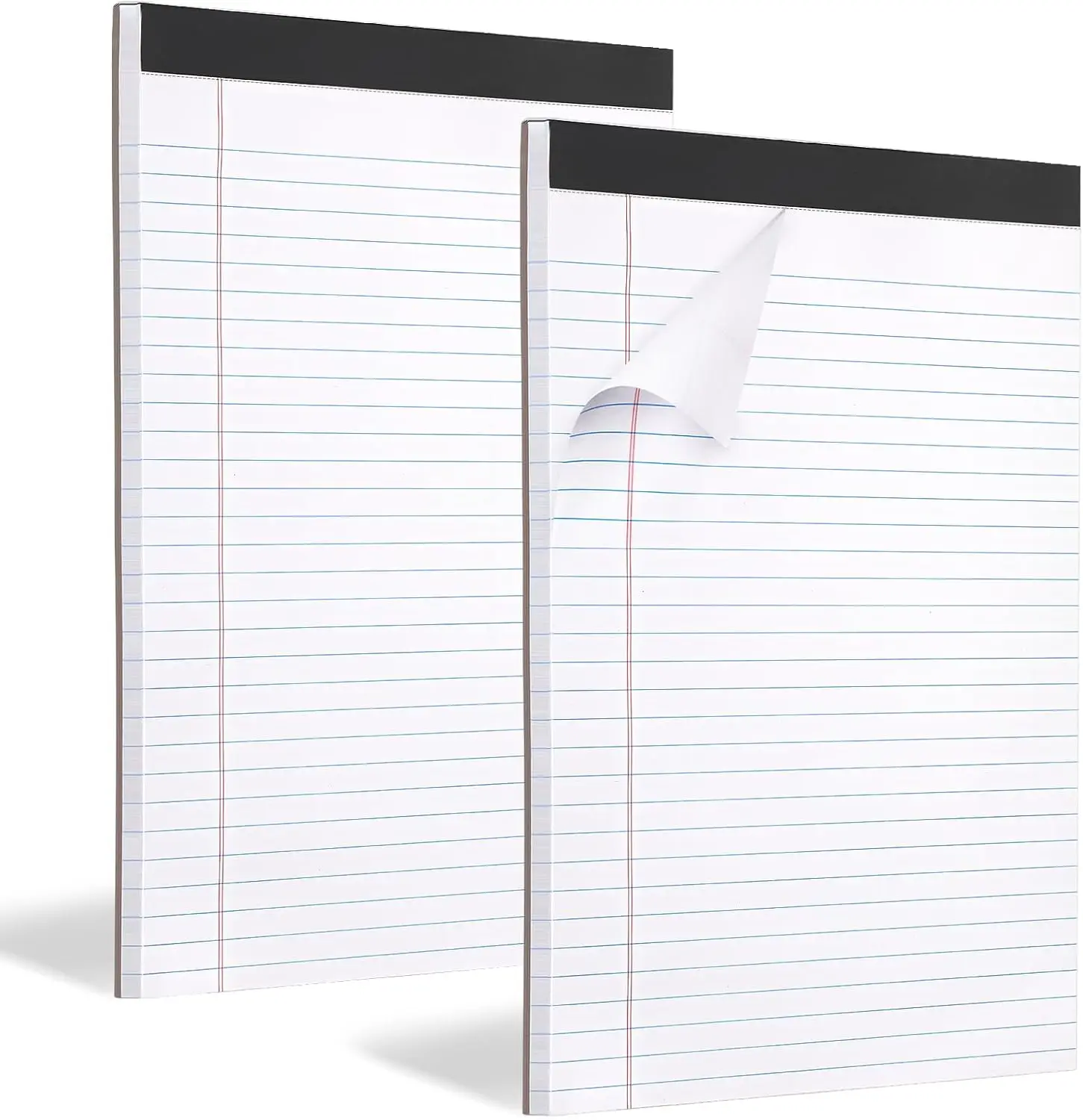 

2 Pack Legal Pads 8.5x11 Inches Wide Ruled Note Pads for Office School Writing