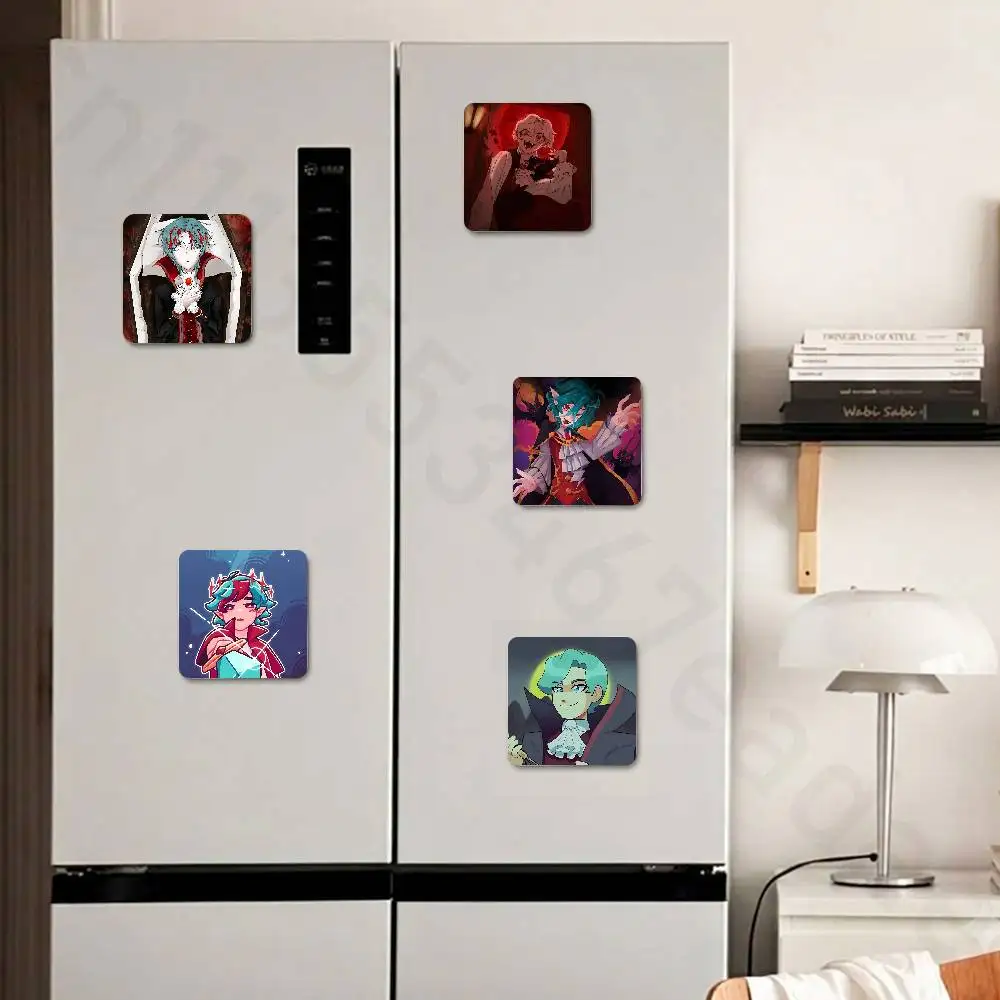 S-Scott Smajor Vampires Smp Fridge Magnet Personalized Magnetic Durable Plastic Square Picture Surface Fridge Magnets