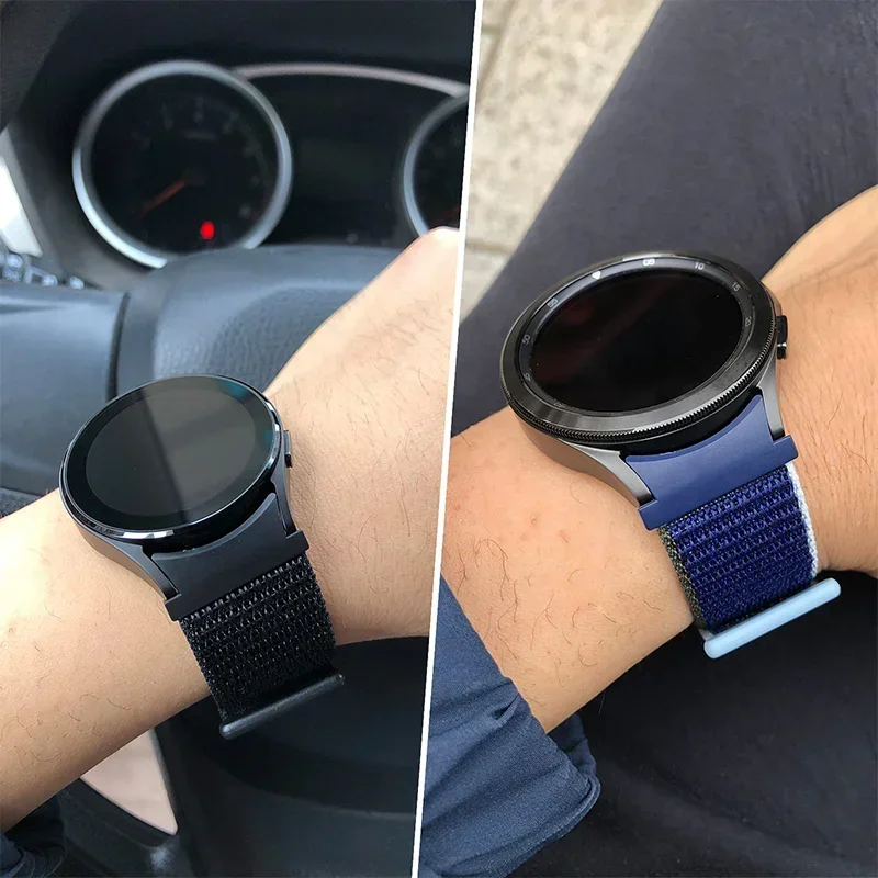 Нейлоновая петля для Samsung Galaxy Watch 7/6/4/classic/5 pro 44/40 мм наручные спортивные correa без зазоров браслет Huawei watch GT 2/3/4/5 Band