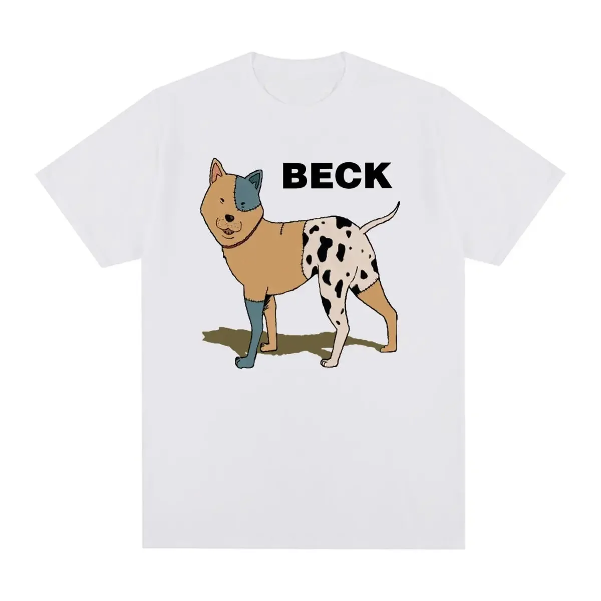 Beck doggy Vintage T-shirt mongolian chop squad manga anime cute kawaii Cotton Men T shirt New Tee Tshirt Womens Tops