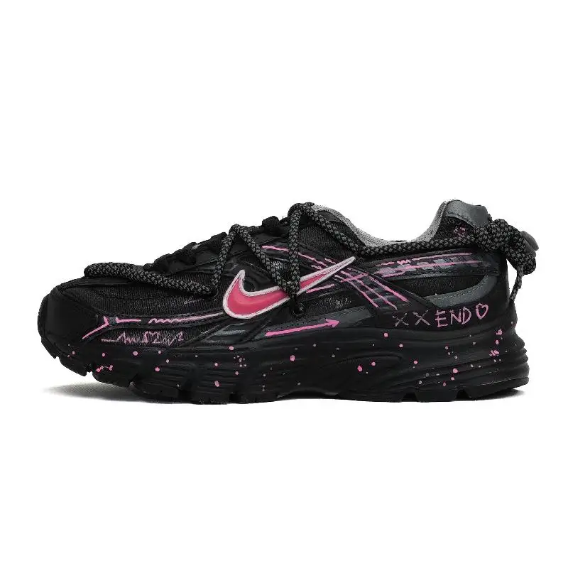 

【Customize】Nike Initiator Running Shoes Women's Low-top Black/powder Sneakers shoes 394053-101