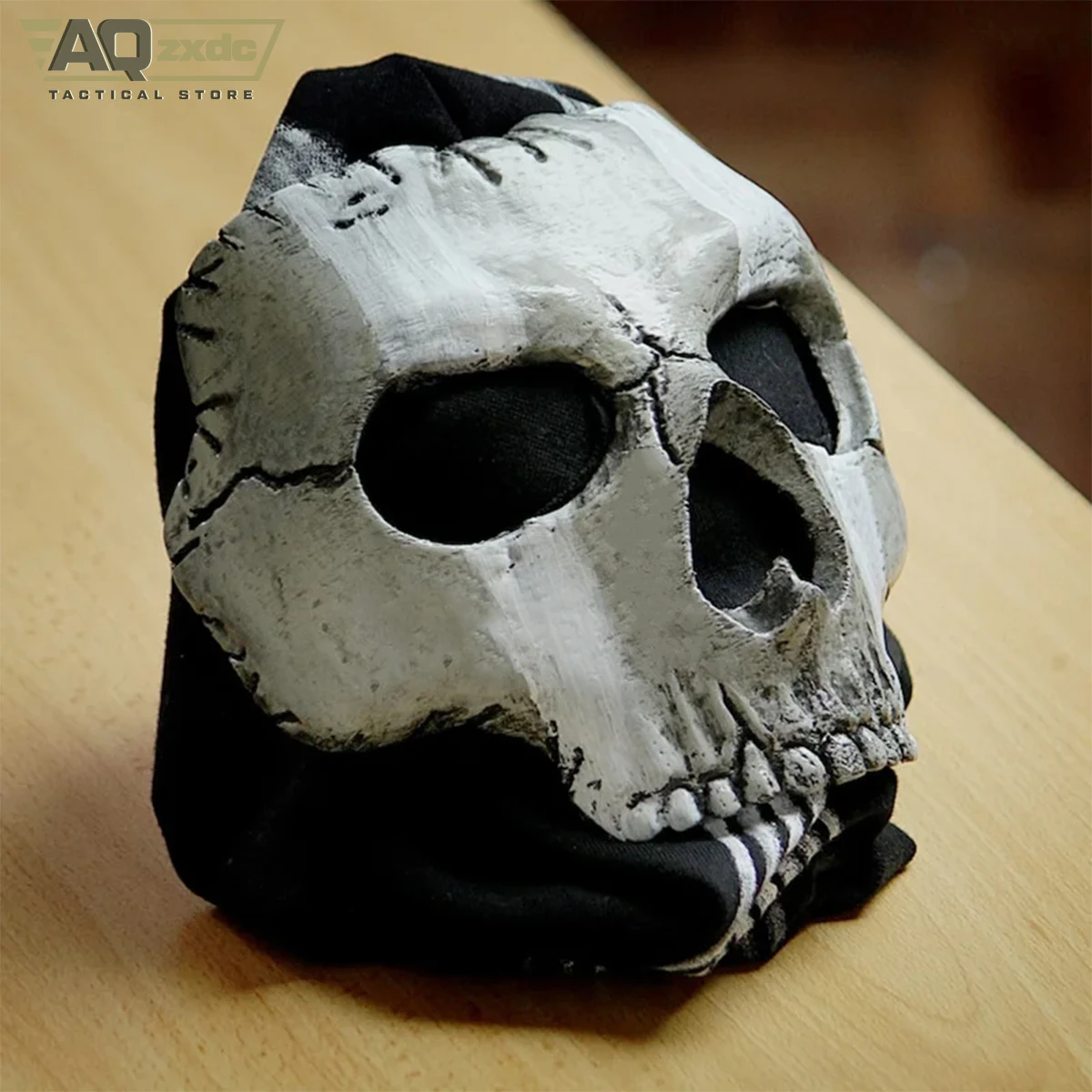 AQzxdc Airsoft Cod Ghost mask V2 - Operador MW2 Airsoft COD Cosplay Airsoft Tactical Skull Full Mask