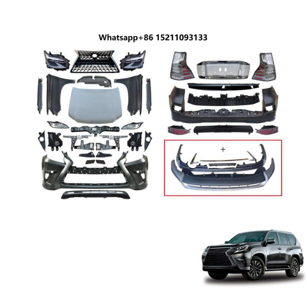 

2009-2018 PRADO to 20 GX400 High Quality Front and Rear Bumper Bodykit Plastic and ABS Material for Land Cruiser Upgrade