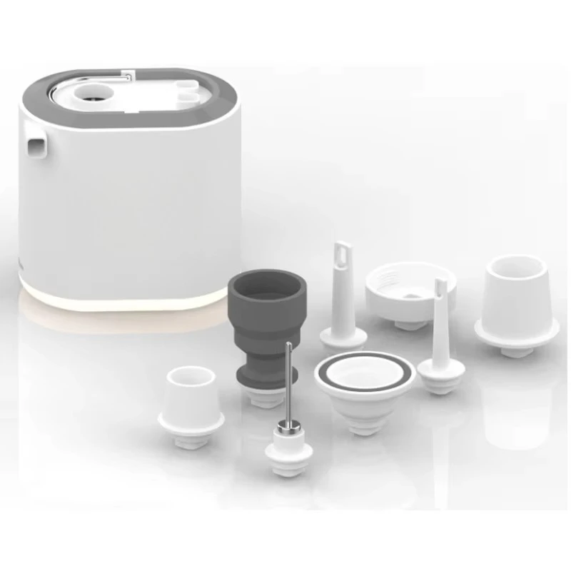 

Portable 4.5kPa electric air pump with rechargeable 3600mAh battery and adjustable deflator