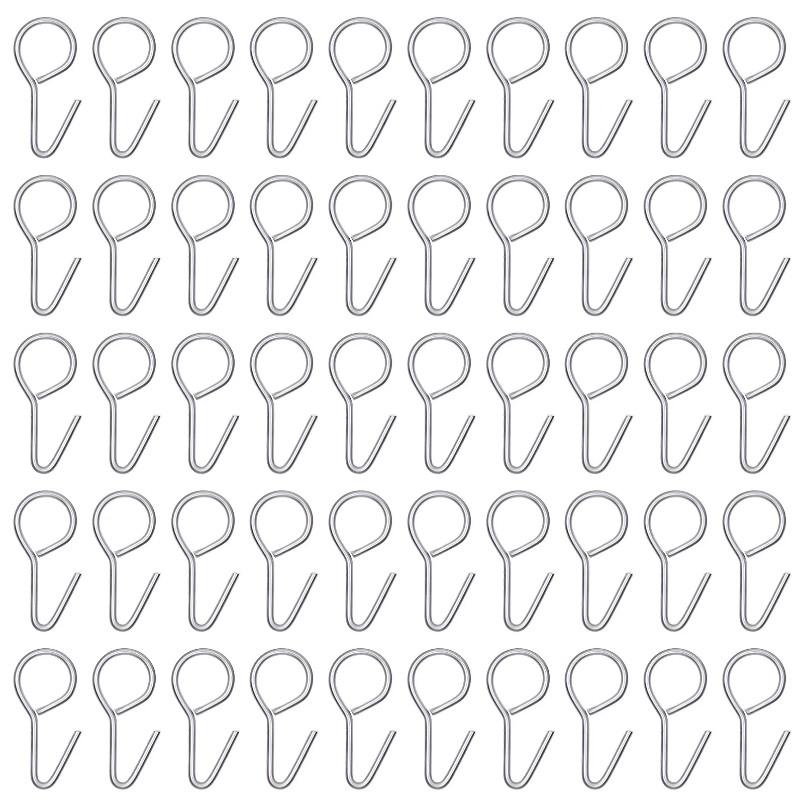 

100Pcs Car Seat Cover Hooks Metal Fixing Clips Sturdy Non-Slip Fastener for Vehicle Cushion Car Seat Cover Hooks