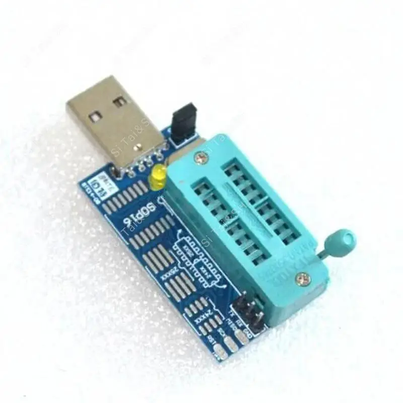 CH341 Bios Board MX25L6405 W25Q64 USB Programmer LCD Burner Progammer for 24 25 Series