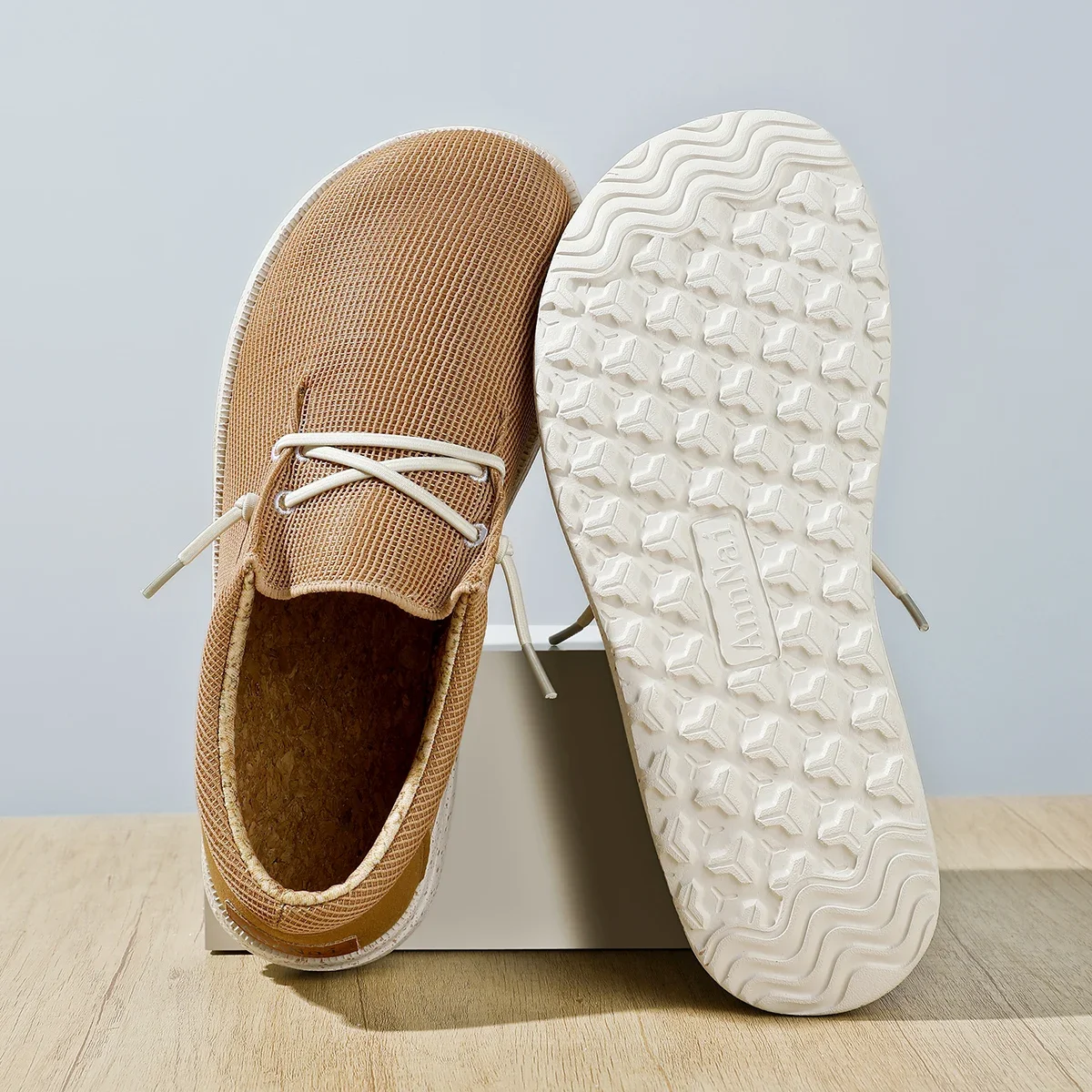 Men's Wide Toe Casual Shoes Autumn Soft Comfortable Flats Loafers Slip-on Men Walking Shoes Boat Shoes Plus Size 40-48