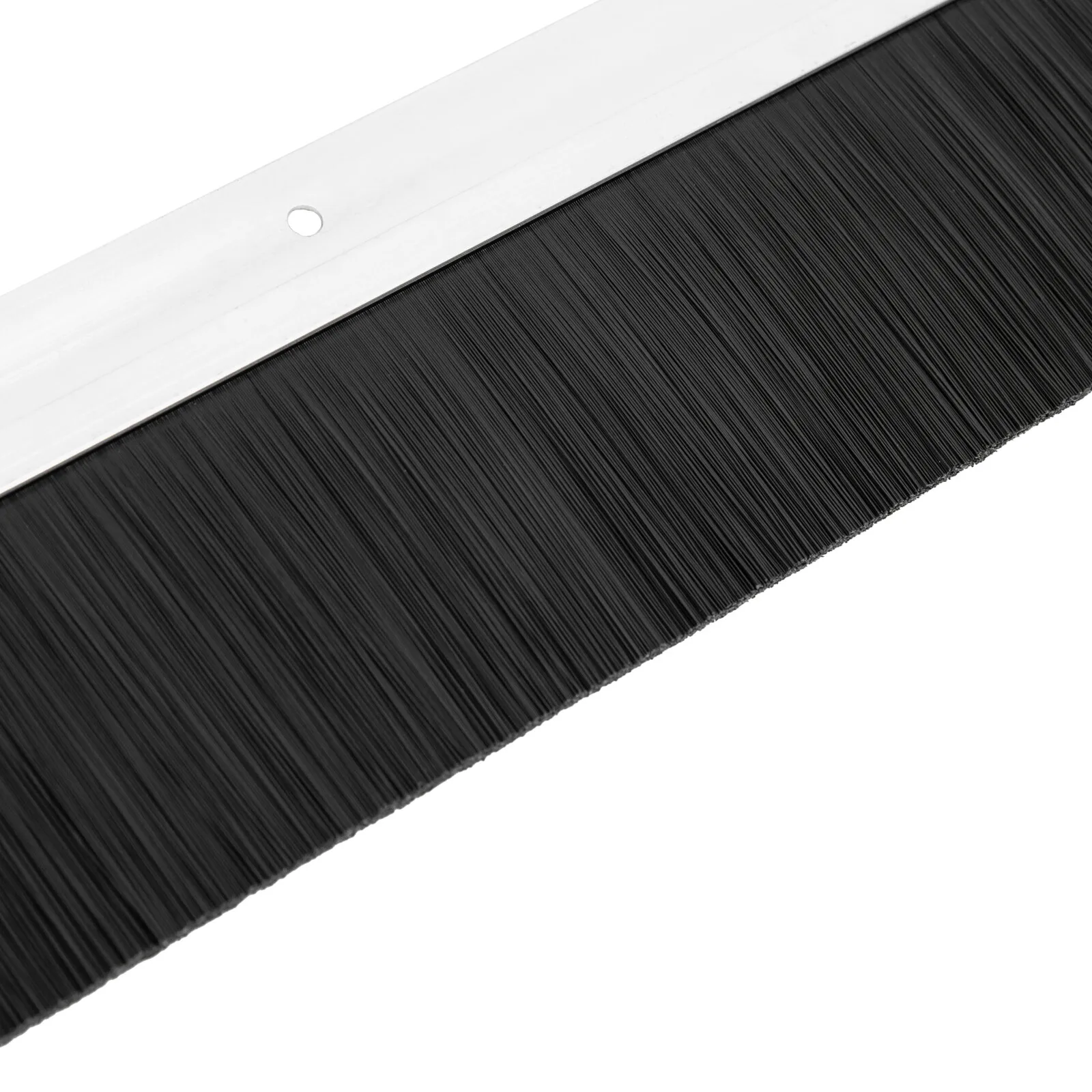 6 قطعة سبائك الألومنيوم فرشاة الباب دائم الاجتياح ختم انزلاق الباب فرشاة شريط عازل الطقس تجريد سهلة التركيب #5