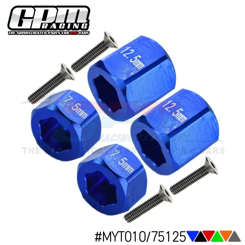 

GPM Aluminum F&R Hex Adapters Set For AXIAL 1/18 Yeti Jr Score