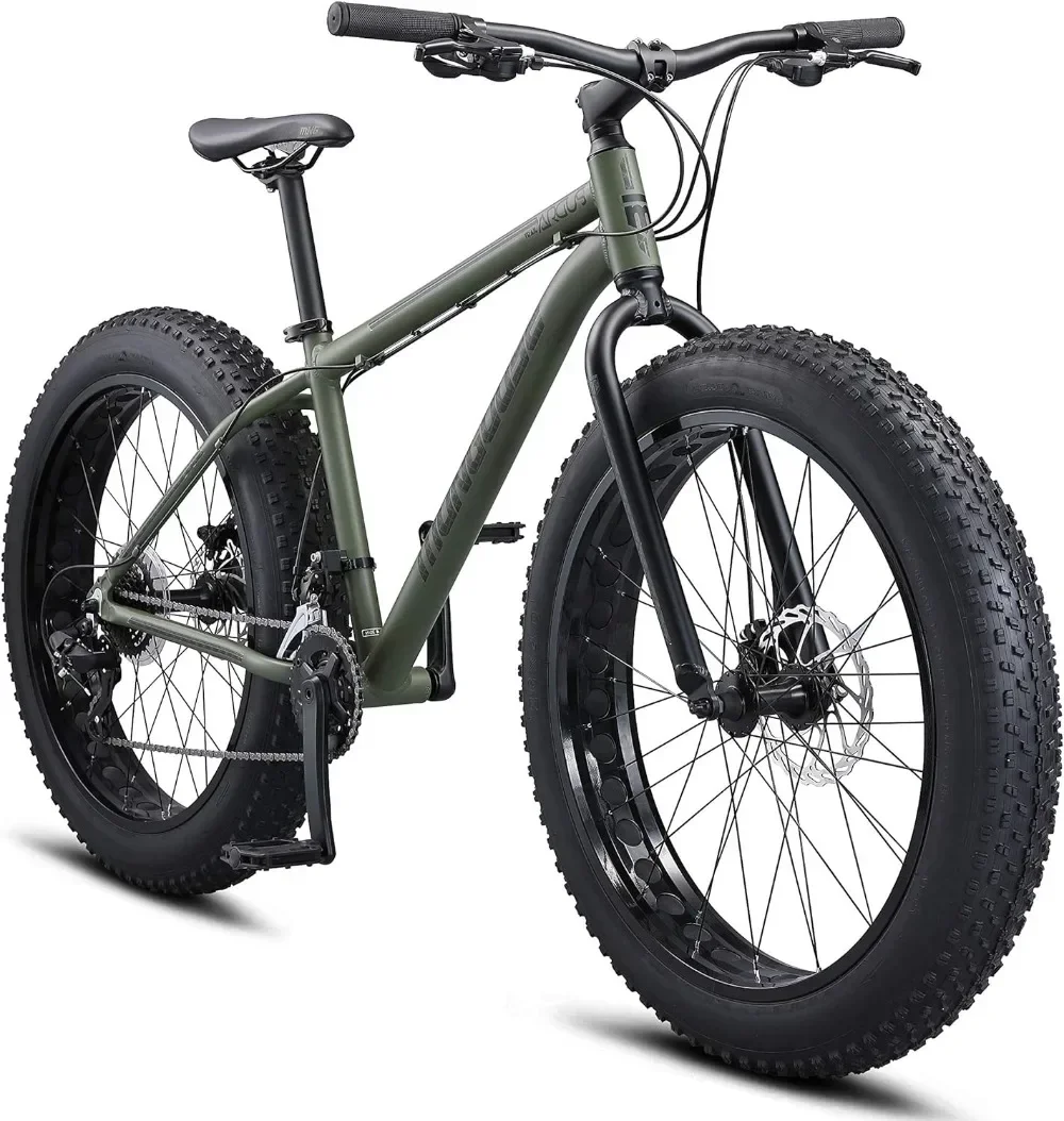 Argus ST & Trail Fat Tire Mountain Bike for Adult Youth Men Women 26-Inch Wheels Mechanical Disc Brakes Steel or Frame