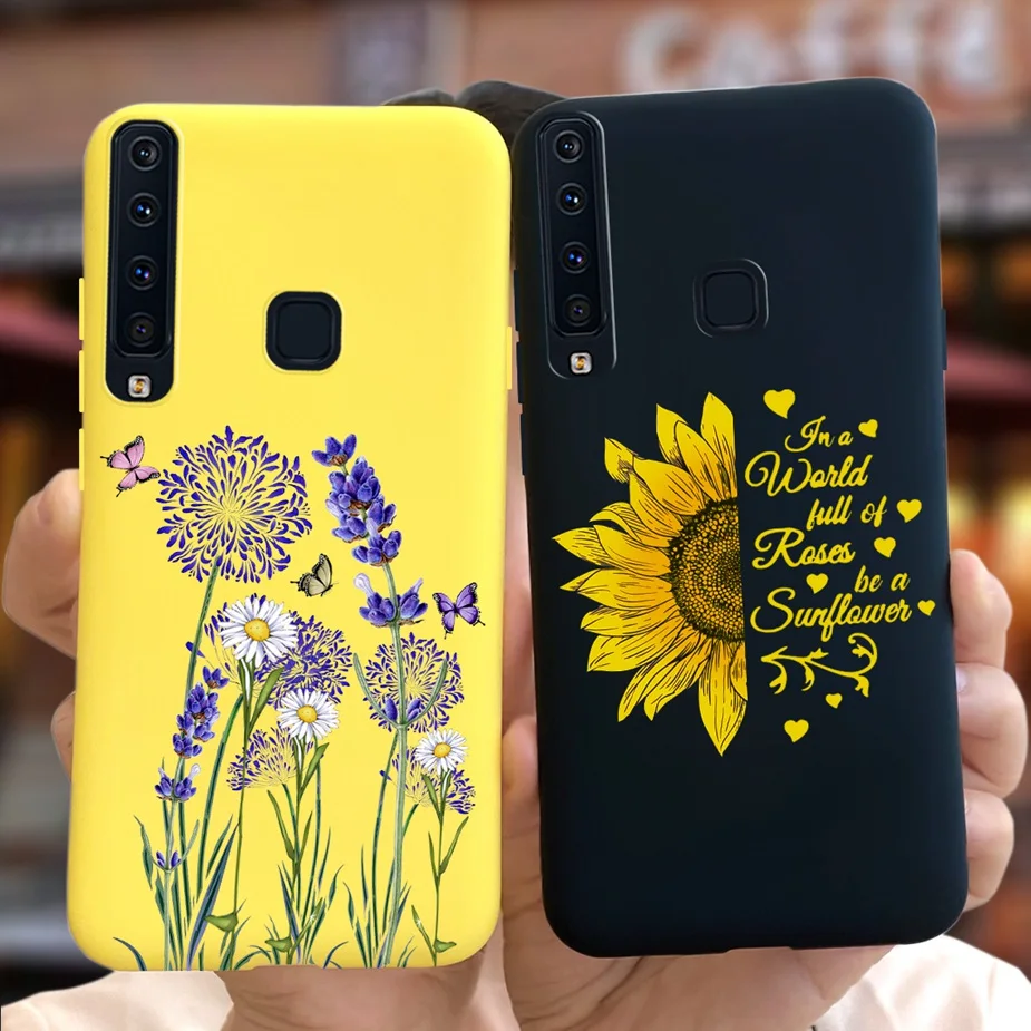 For Samsung Galaxy A9 2018 Case SM-A920F Soft Silicone Stylish Candy Painted Back Cover Phone Case For Samsung A 9 A9 2018 Coque