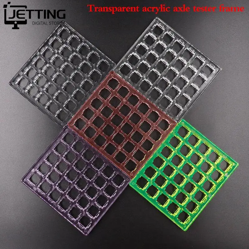 

Mechanical Keyboard Switch Tester Frame Mechanical Keyboard Switches Body Tester For Cherry/Kailh Transparent Base Acrylic Plate