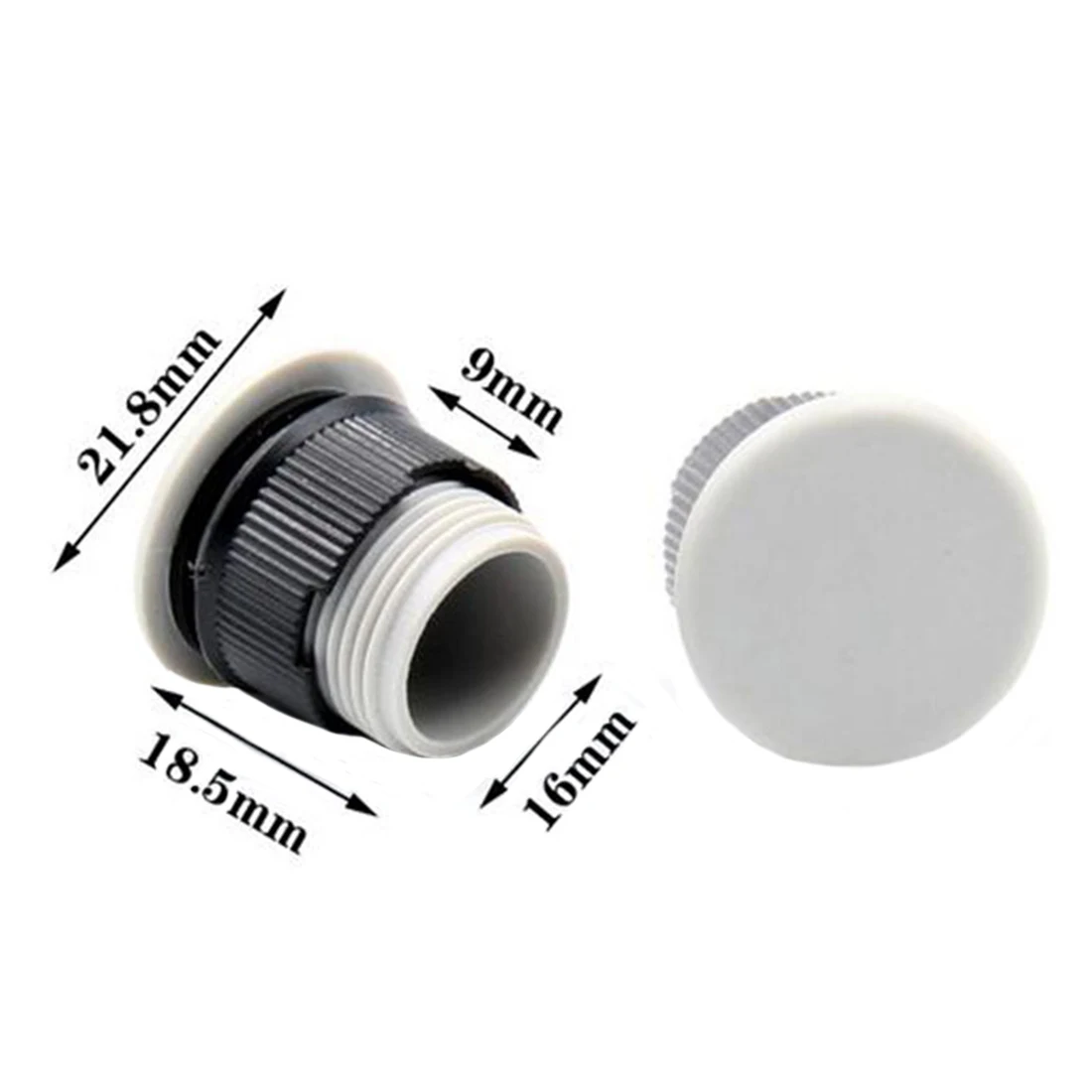 50Pcs M22 & M16 Dc Power Jack Socket Vrouwelijke Panel Mount Plug Dc Plug