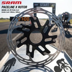 SRAM Paceline X Rotor RT-PLN-X-A1 | Lightest Aluminum Carrier | Quiet Paceline Brake Track | Center Lock | 140/160mm | Road