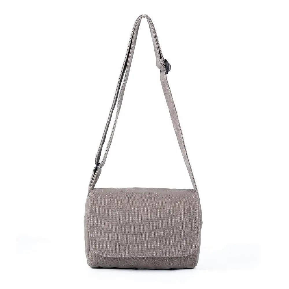 

Маленькая женская сумка через плечо, стильная холщовая сумочка, мини-мессенджер.