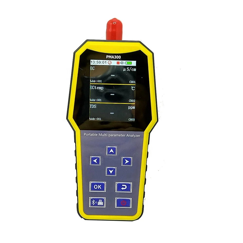 RS485 Digital Portable Multi Parameter Meter Water Quality Analyzer For Aquaculture