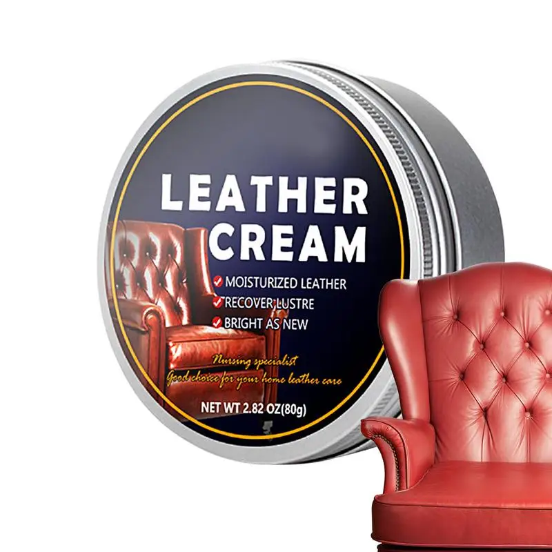 Leather Shoe Conditioner 80g Leather Cleaner All-Natural Cream Waterproof Soften And Restore Care Cream Will Not Darken Leather