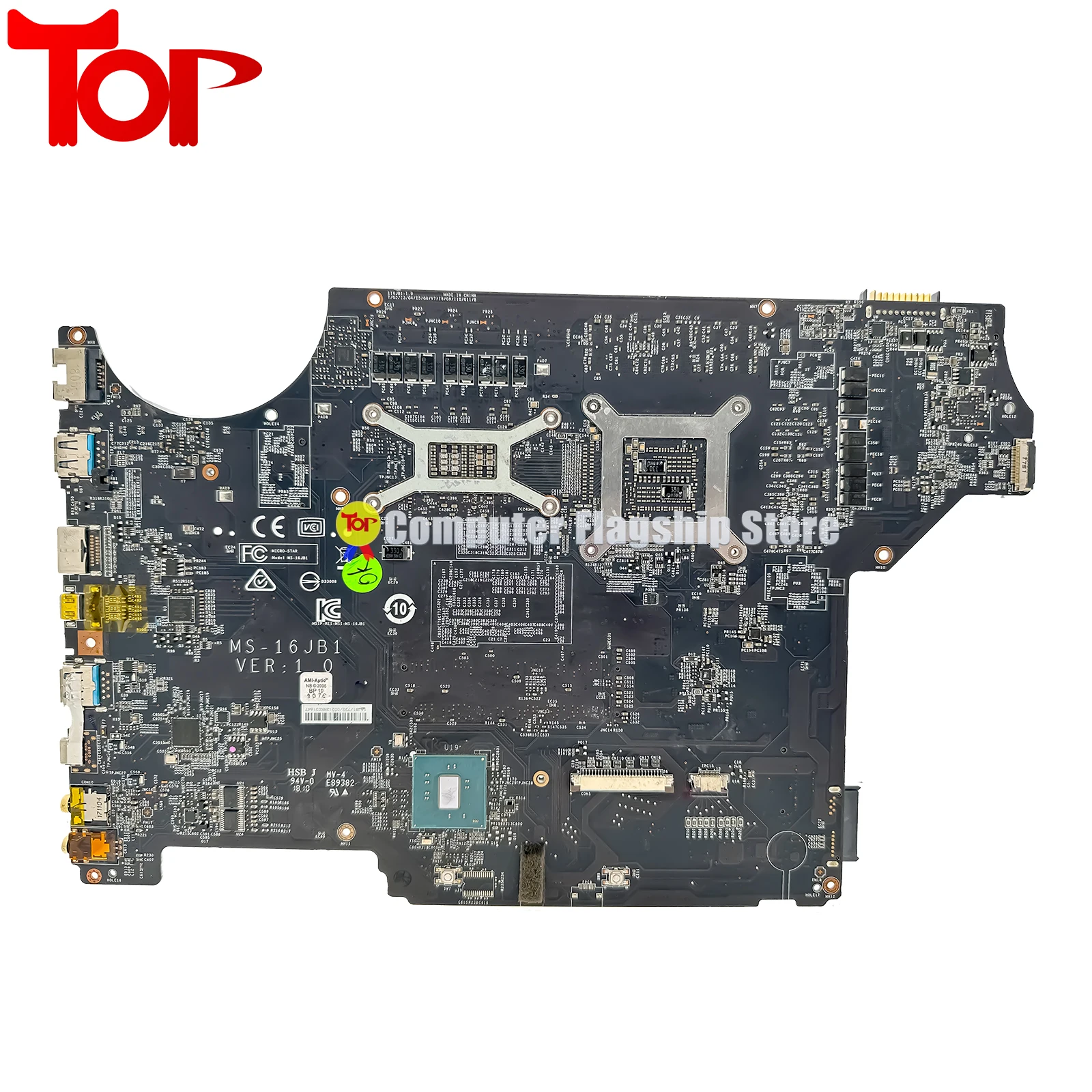 MS-16JB1 Laptop Motherboard For MS-16JB GL62MVR GE62 GV62VR GE72VR I5-7300H I7-7700H GTX1060 Mainboard 100% Testd Fast Shipping