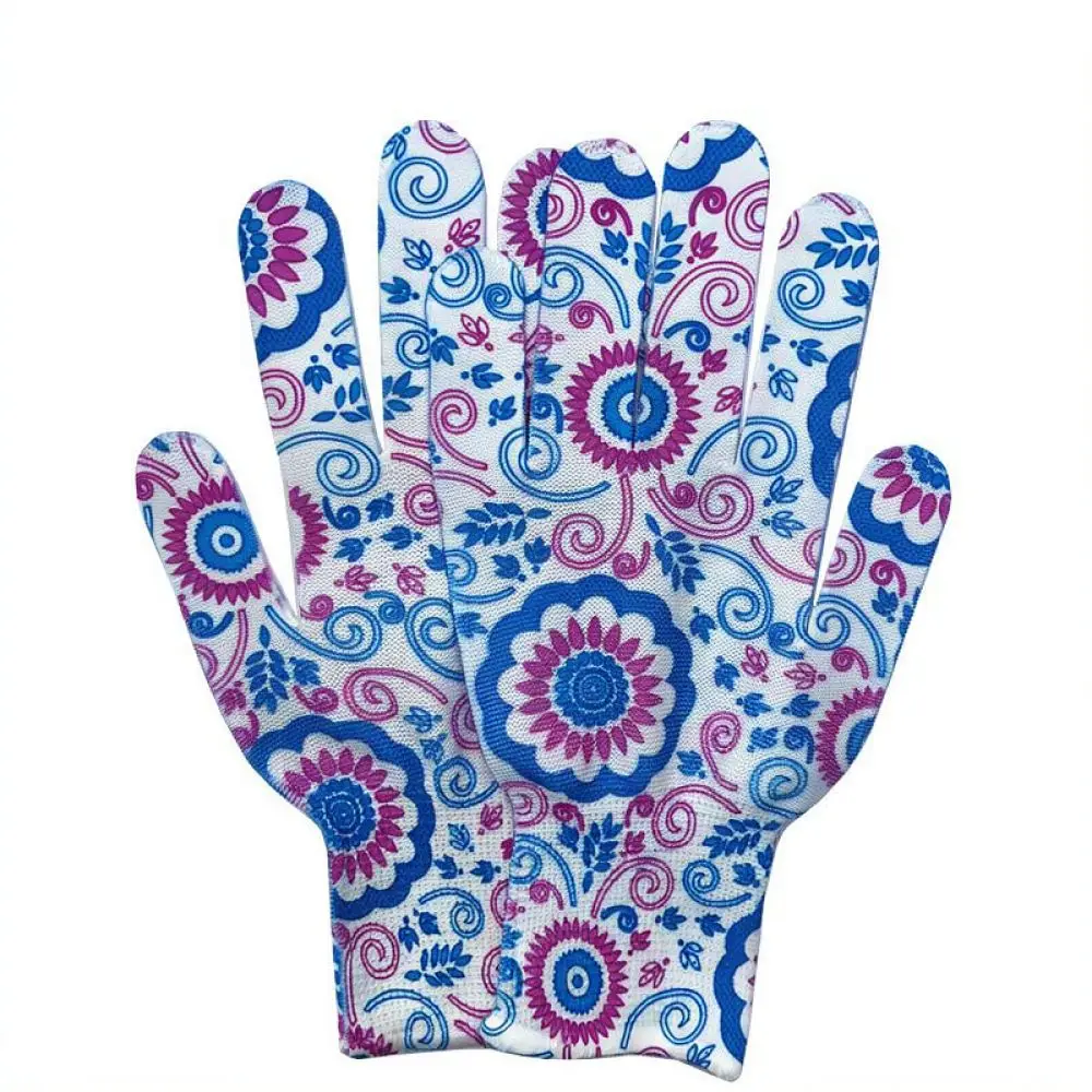 Breathable Nylon Garden Gloves For For Sunshung Women Floral Knitted Protective Mitts Thin Durable Utility Work Supplies
