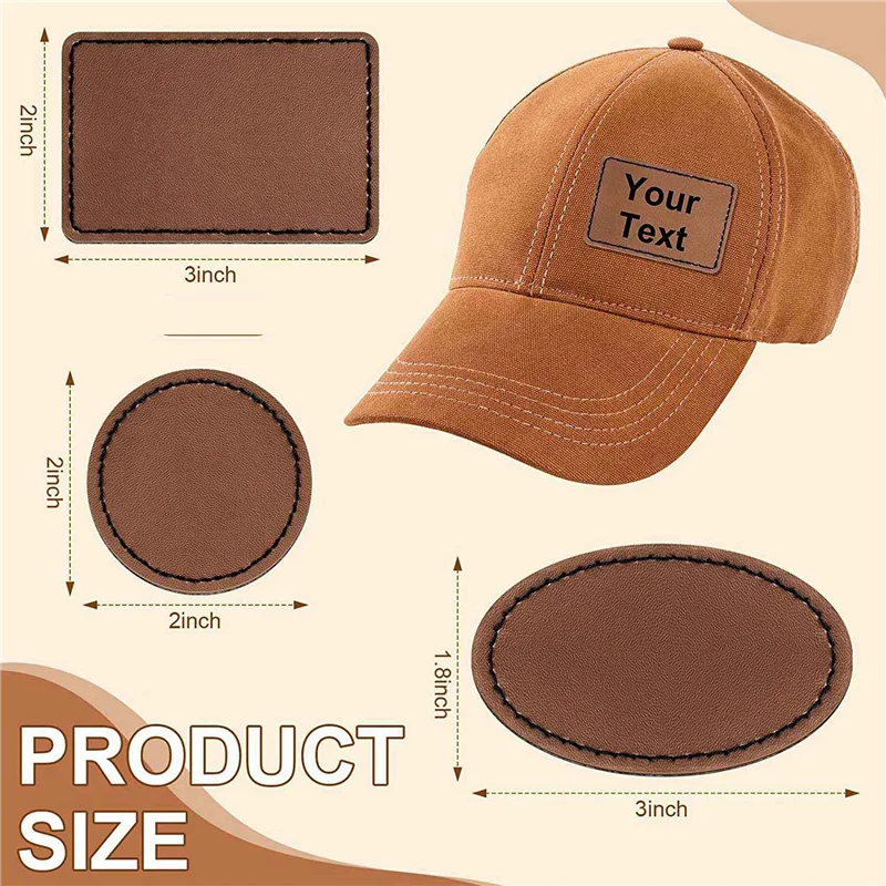 

BAAJ-270 шт., пустые нашивки из искусственной кожи для шляпы, железные нашивки из искусственной кожи, деревенские нашивки из искусственной кожи для куртки, рюкзака