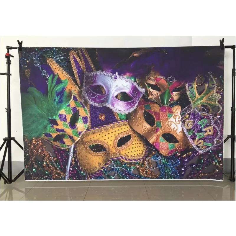 Background Photography Masquerade Luxury Celebrate Mask Party Photo Background Portrait Shooting Props Background Photo Studio