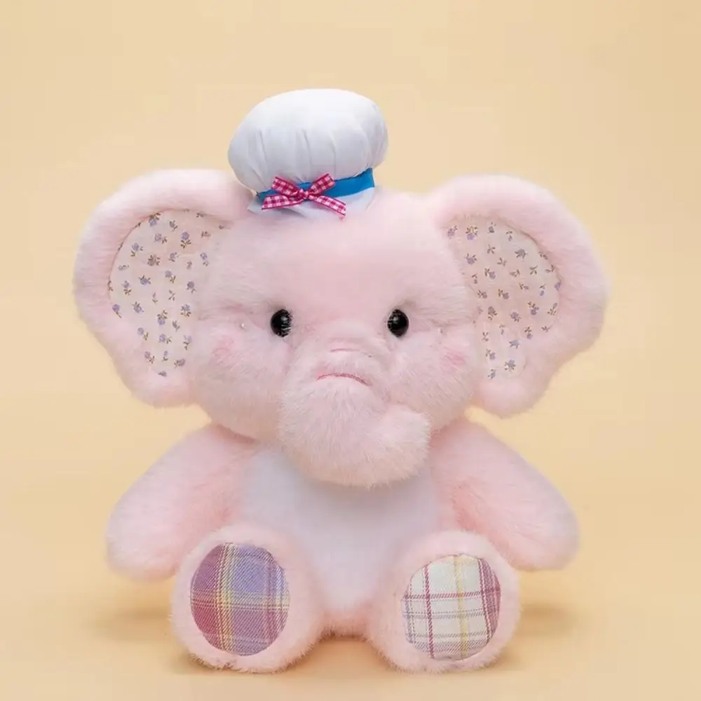 Soffice elefante bambola di peluche morbido placare cartone animato elefante giocattoli di peluche 33 cm collezione elefante giocattoli di peluche bambini compleanno Natale