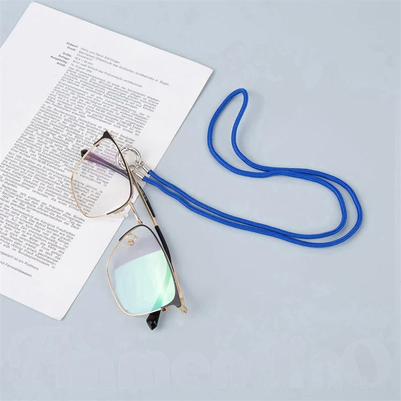 Hanging Neck Clip For Glasses Women Men Portable Sunglasses Rope Eyeglasses Lanyard Retro Protection Cover Fashion