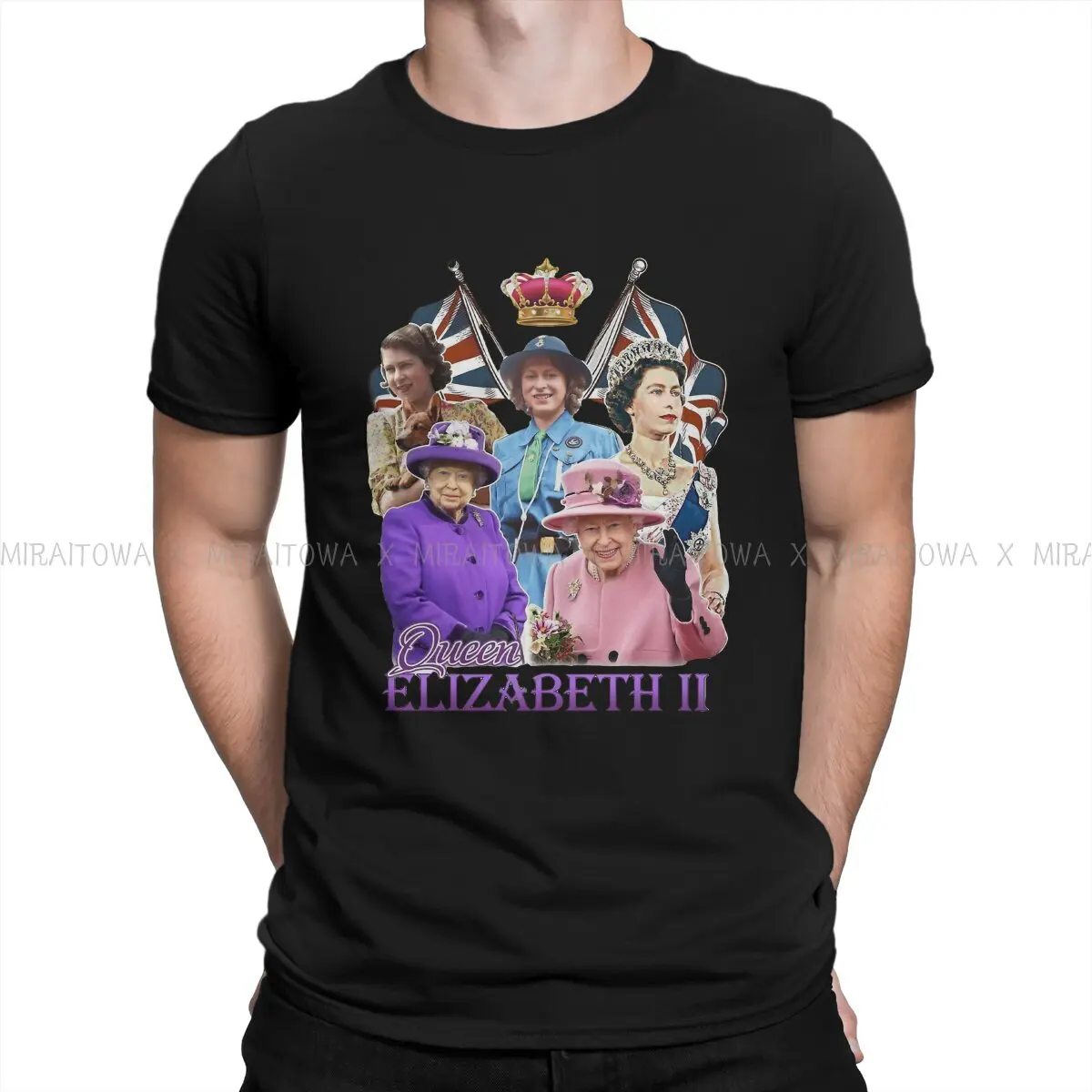 RIP ELIZABETH Tshirt Homme Men's Tees Blusas Loose Cotton T Shirt For Men