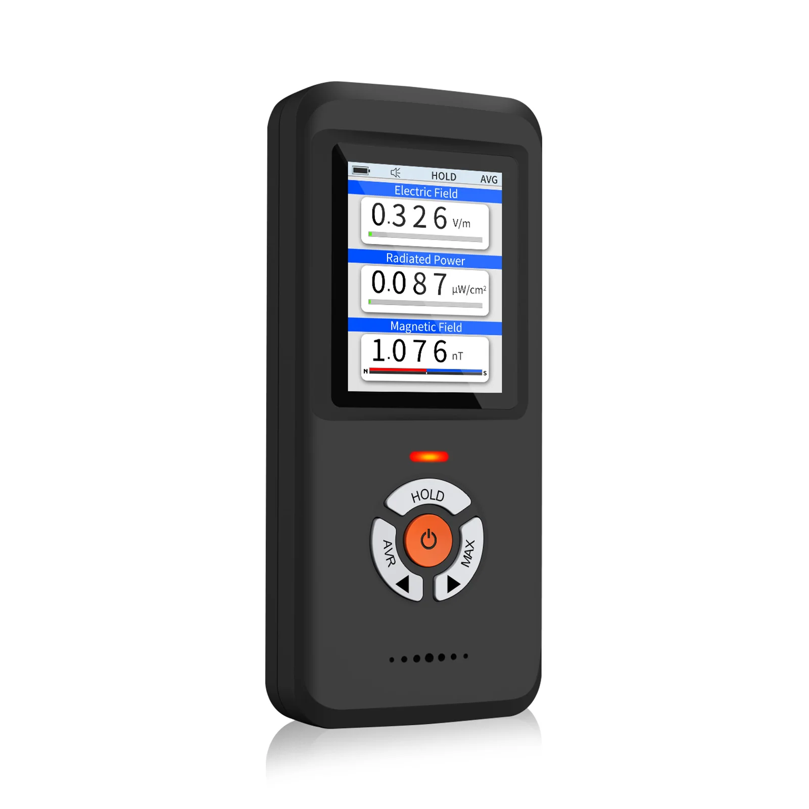 Aikesi EM-102 Rechargeable Digital Electromagnetic Field Radiation Detector Handheld Digital LCD EMF Detector