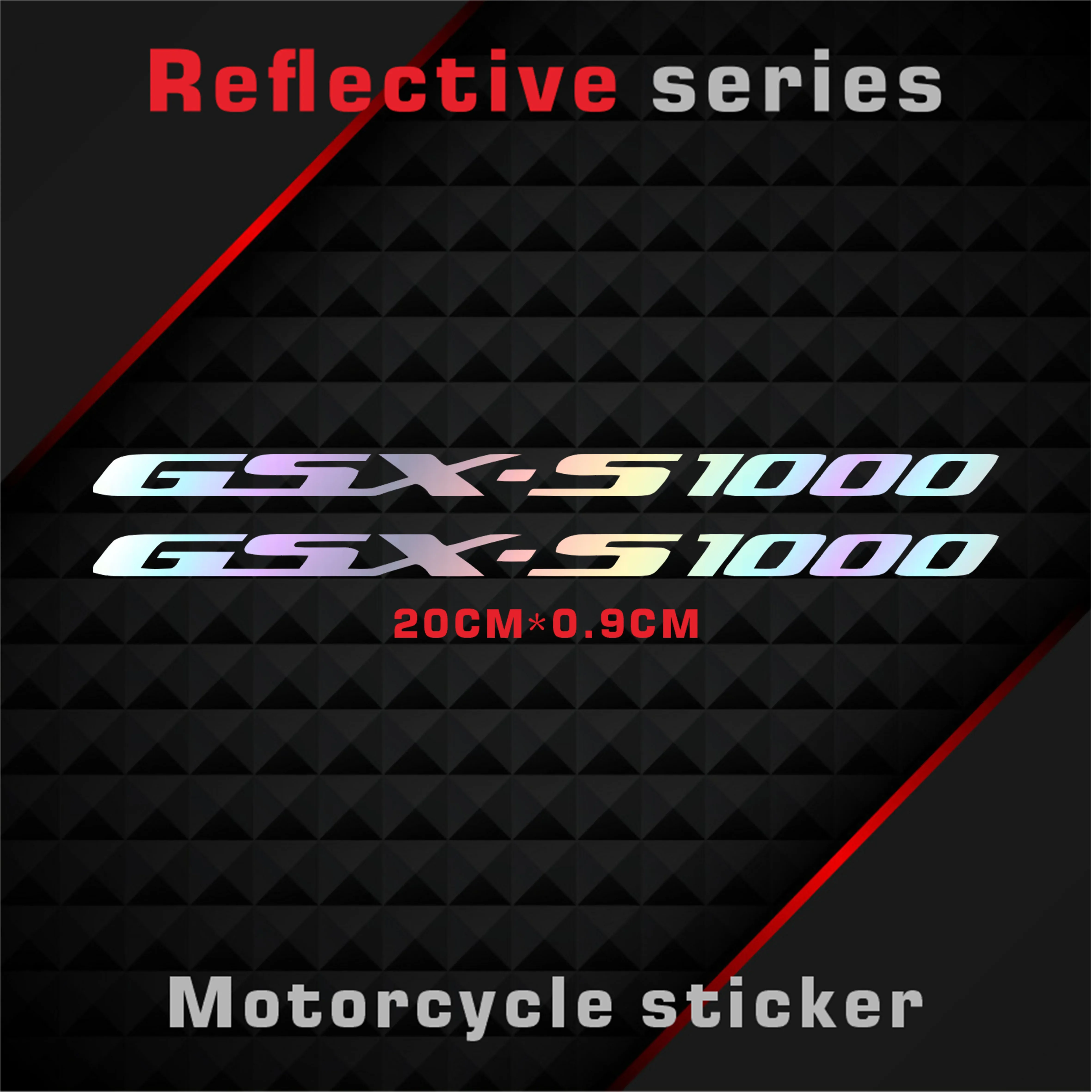 

New Motorcycle Stickers Body Reflective Waterproof Body fuel tank logo sticker Kit For GSX-S1000 Decorative stickers