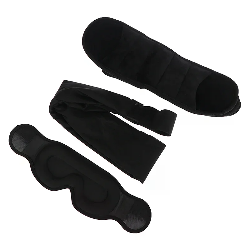 

1 Set Flights Travel Pillows Pure Memory Neck Pillow Eye Mask Comfortable Breathable Cover Machine Washable Airplane Travel Kit