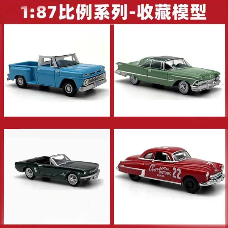 Diecast 1: 87 Scale Ford/Crown/Stepside Alloy Simulation Vintage Classic Nostalgic Car Model Boy Souvenir Toy