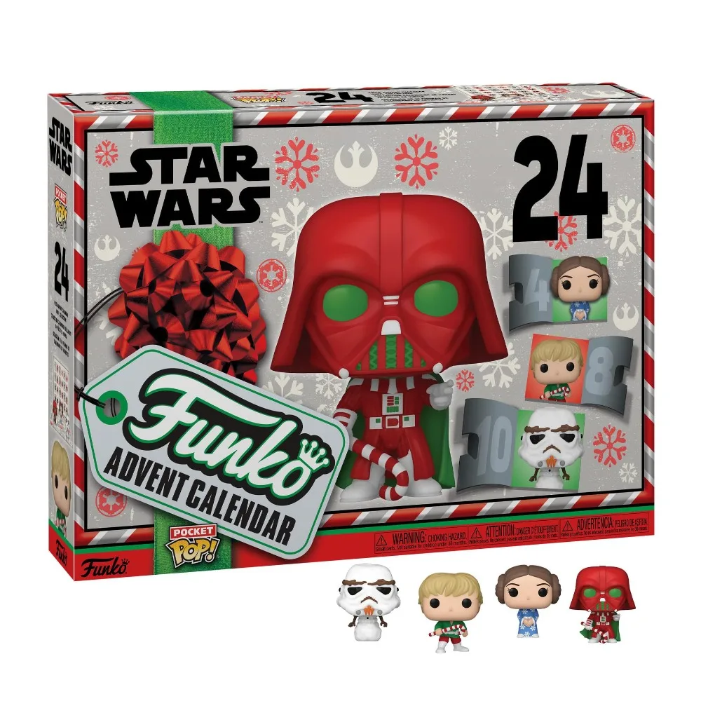 Funko Pop-Figurines d'action Star VANpour enfants, boîte ennemi, calendrier de l'avent, compte à rebours, 24 jours, modèle beurre, cadeau surprise de Noël