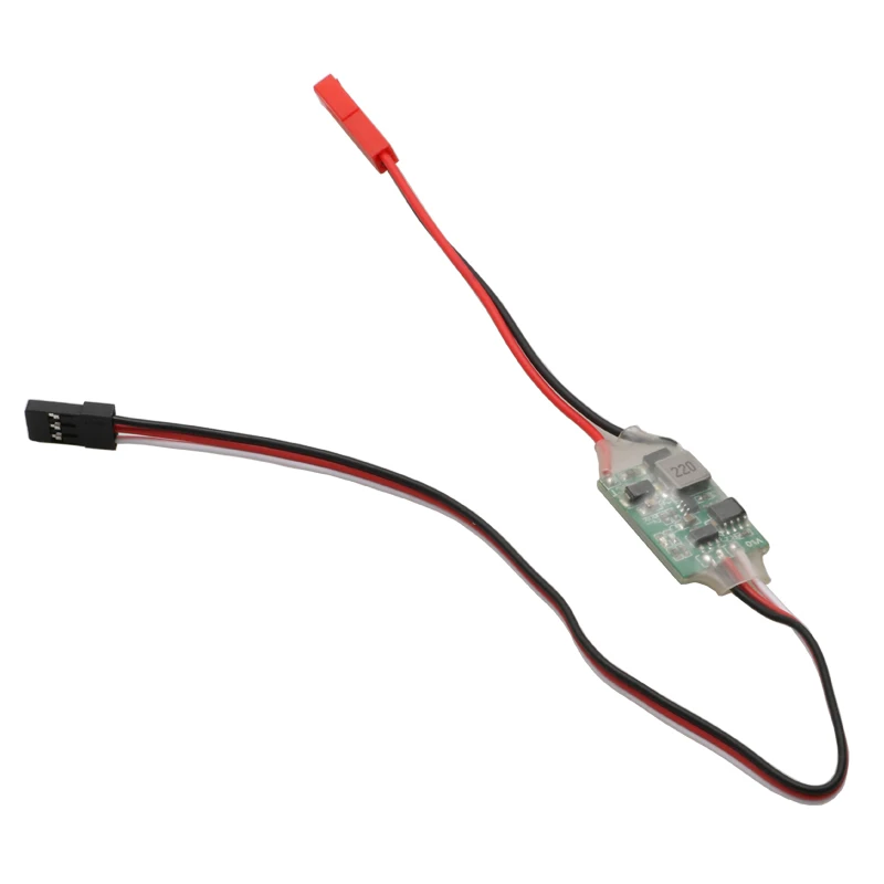 1PCS 12V 1A Relay Drive Switch Controller 5-10V Receiver Power Supply JST Plug Output Cable for RC Model Aircraft Solenoid Valve