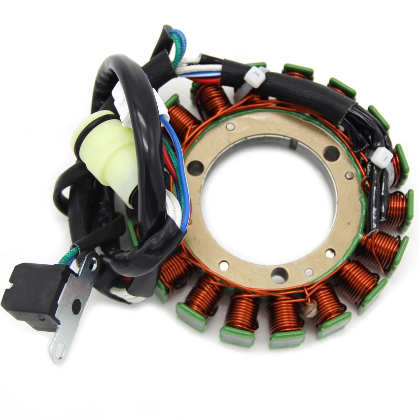 Motorcycle Generator Stator Coil Comp For Yamaha YFM350FX 4x4 Wolverine 350 YFM40 Big Bear 400 2WD YFM400F 4WD 5FU-81410-00