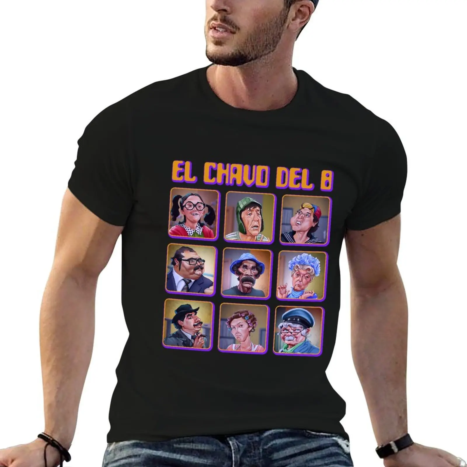 

El Chavo del 8 T-Shirt funny t shirts cotton man graphic t shirt T-Shirt