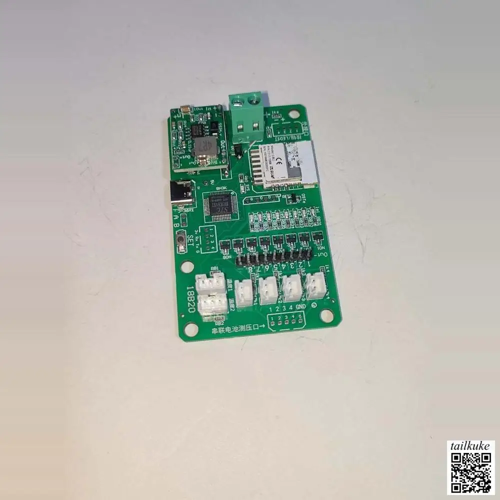 Remote Module 4-voltage 2-temperature/humidity 18B20/DHT11/AM2301 DC Voltage 0-90V Display