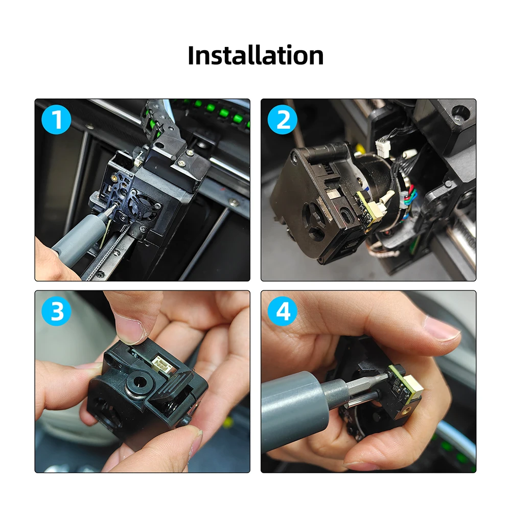 Für Creality K2 Plus Cutter Hall-Sensor-Platine, direkter Ersatz, magnetische Hall-Sensor-Technologie für K2 Plus 3D-Druckerteile – Detail 3