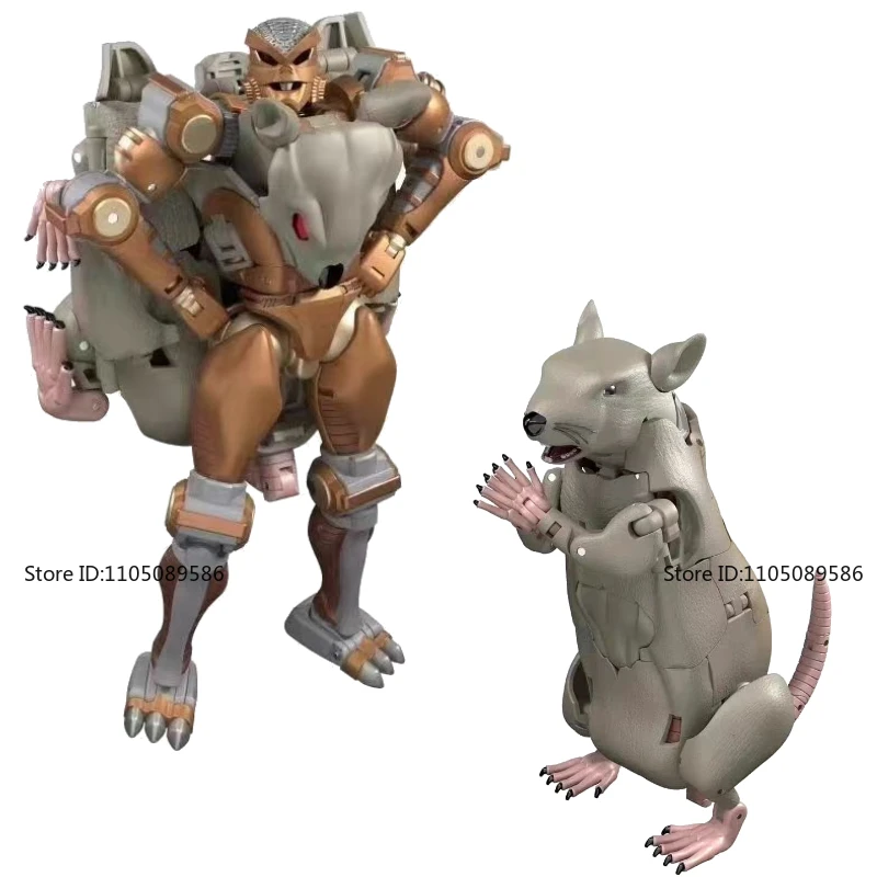 กล่องใหม่เอี่ยมของแท้ Transformer G1 MPG-15 Rattrap ของสะสมของตกแต่ง ของเล่นคลาสสิก ของตกแต่งรูปปั้น ของขวัญหุ่นยนต์