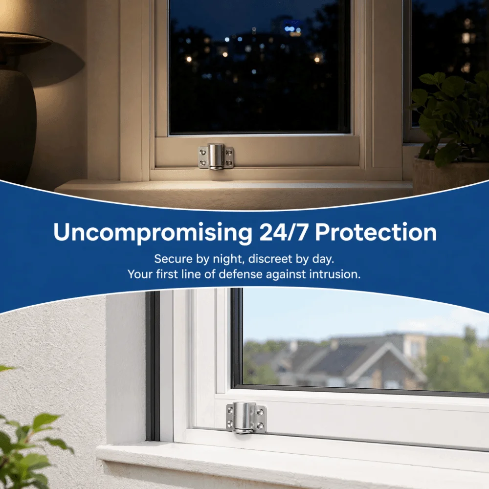 Security Zinc Alloy Sliding Window Lock Baffle Free Durable Window Limit Lock Home Security Lock Home Safety