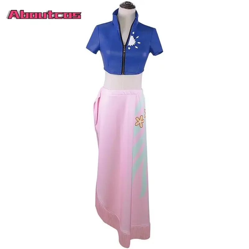 A Loving Family Anime Miss·Allsunday Cosplay Costume Country Nico·Robin Women Kimono Halloween Party 2025 New