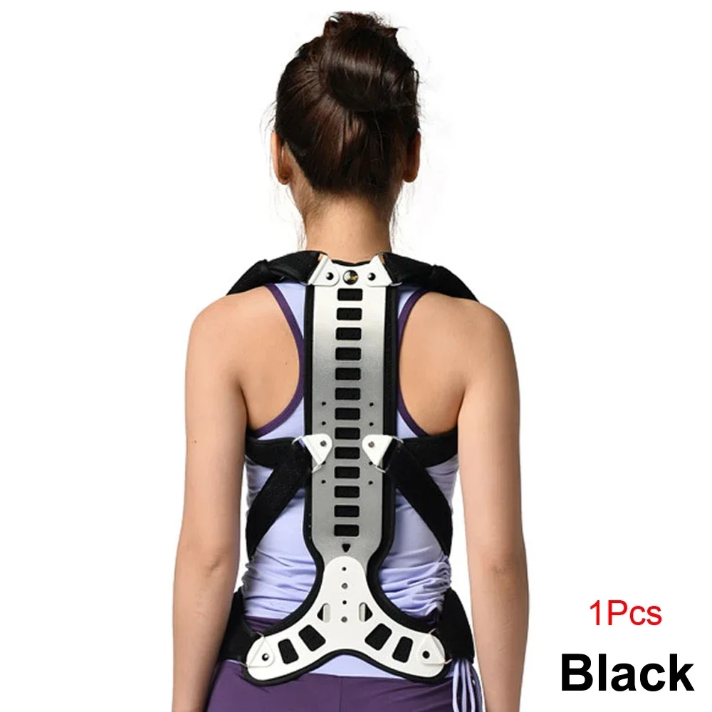 

Metal Full Back Brace Posture Corrector Men Women Upper Back Straightener Shoulder Support Brace for Back Pain Relief